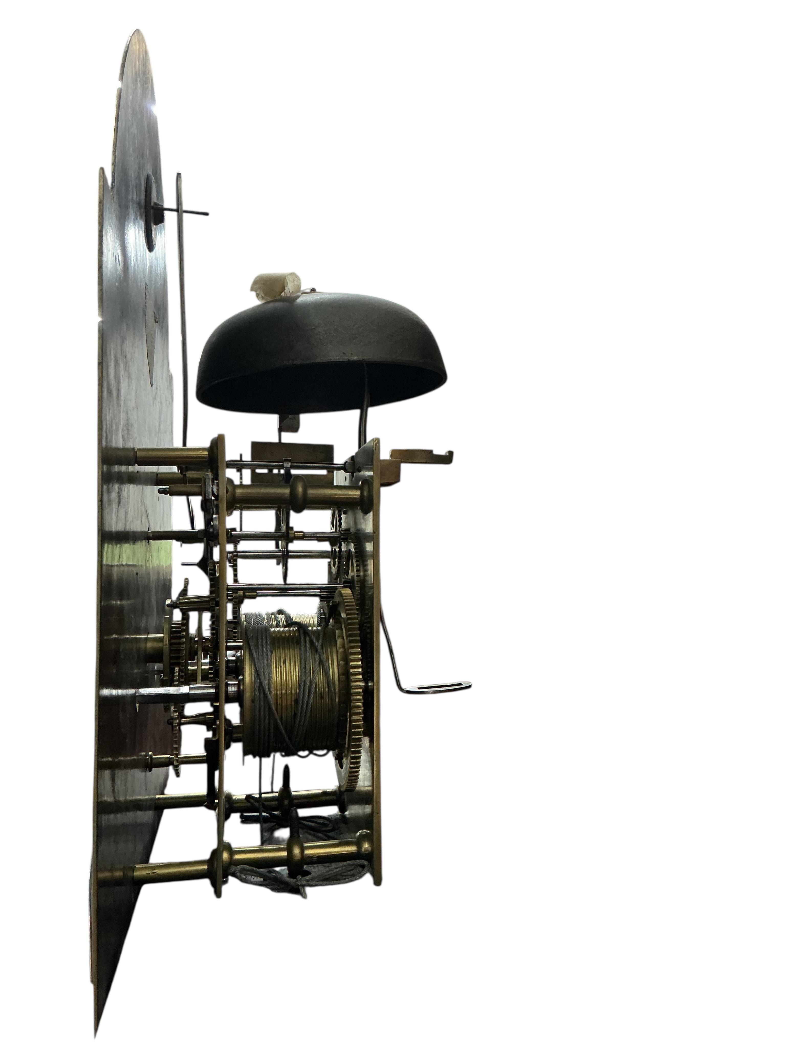 A 19th century light oak eight day longcase clock, marked William Chittenden, Cranbrook, height 213cm